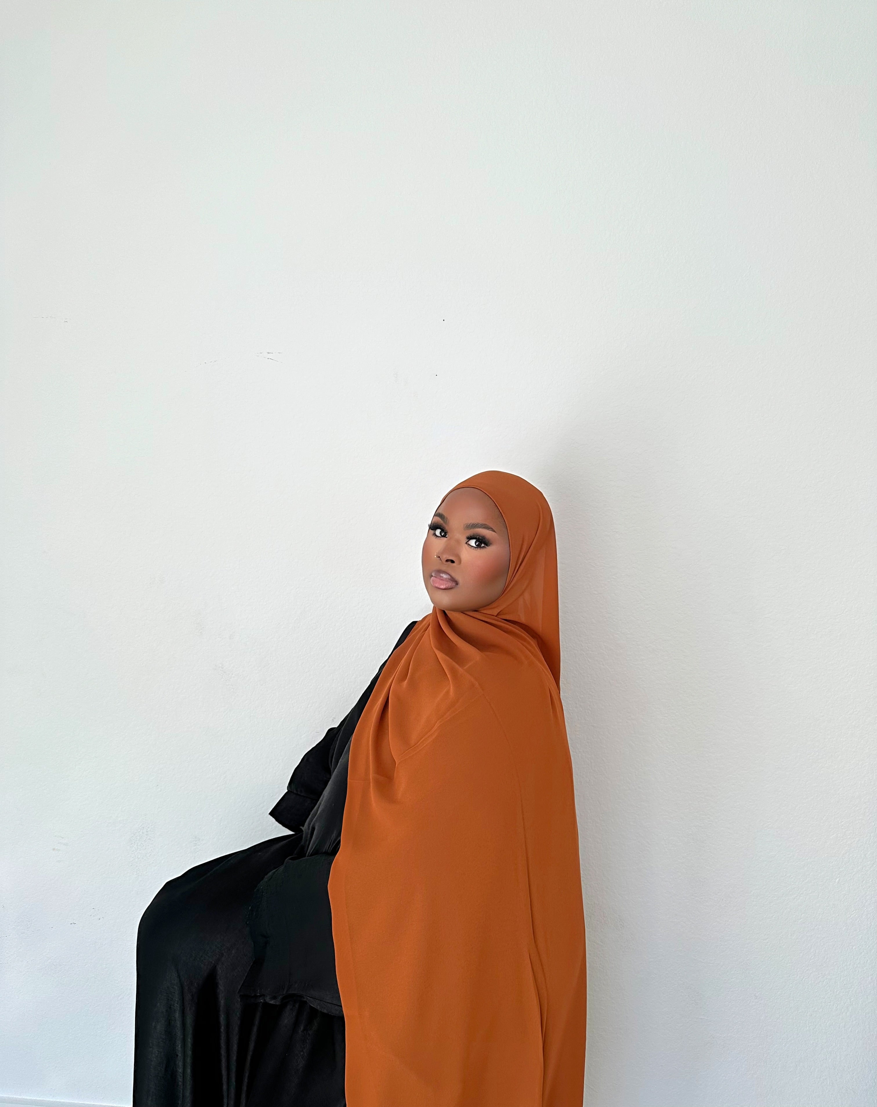 DAILY LUXE CHIFFON-BRUNETTE