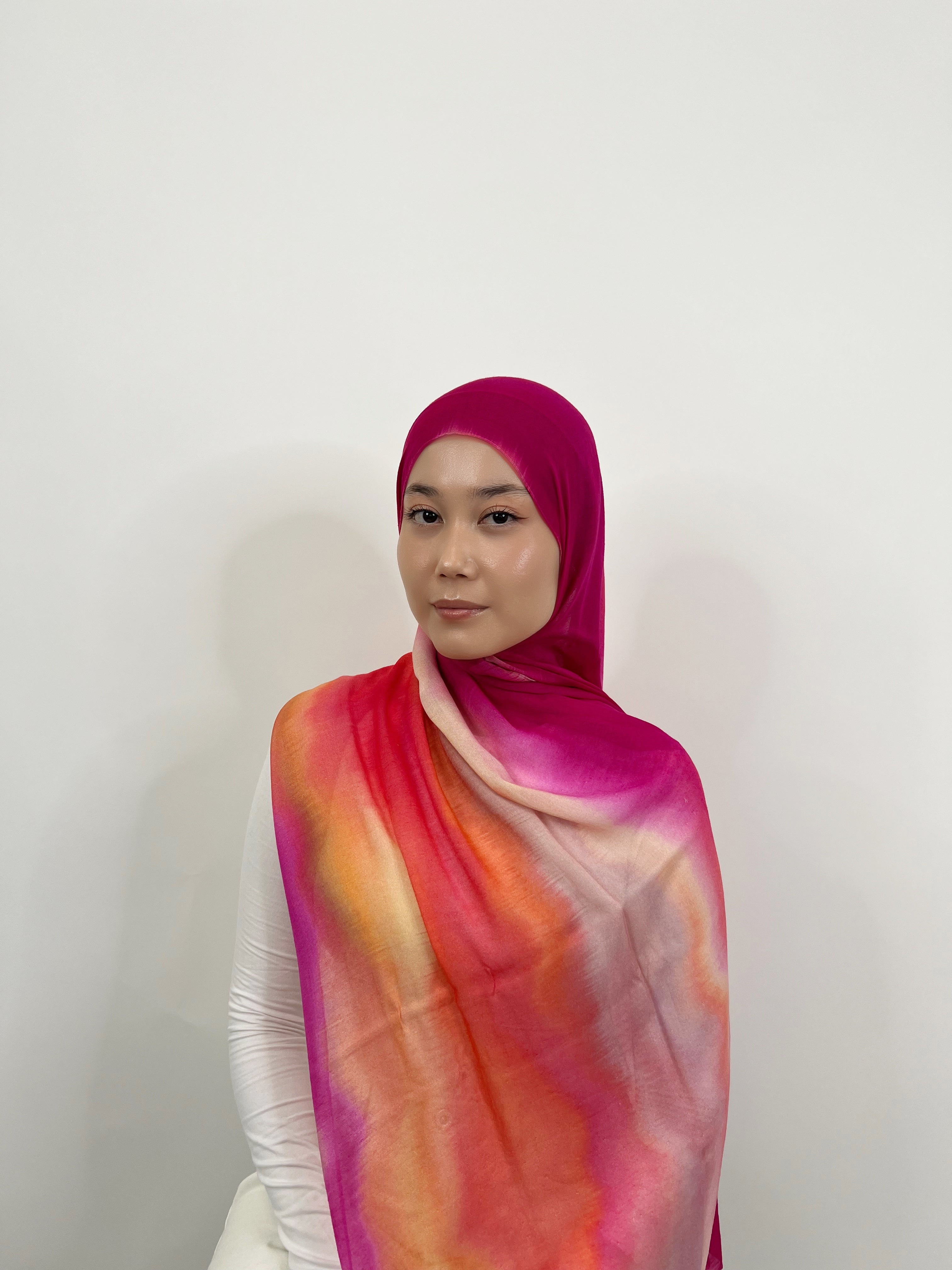 Print Modal Hijab-Rainbow