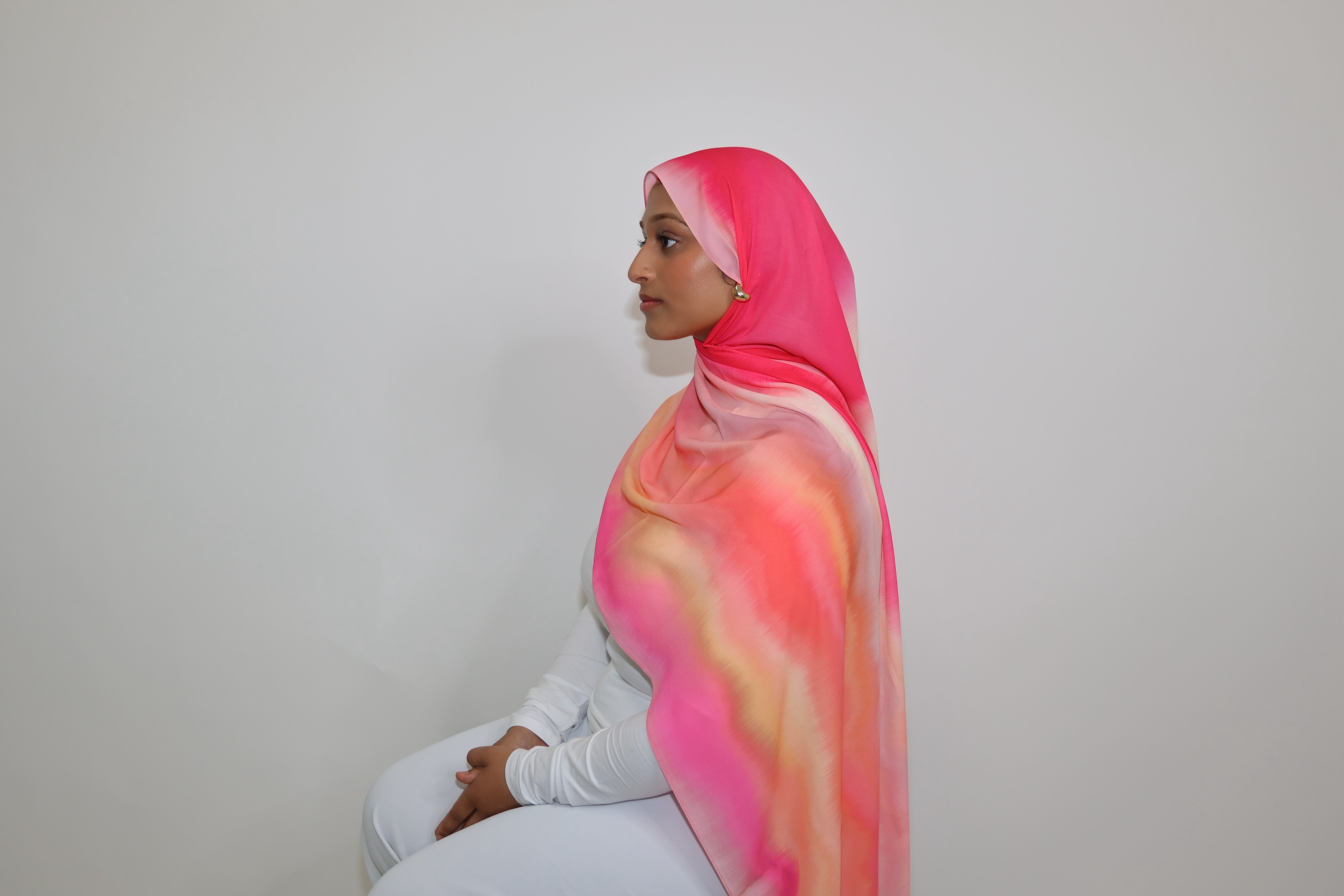 Essential Chiffon Print-Tropical Sunset