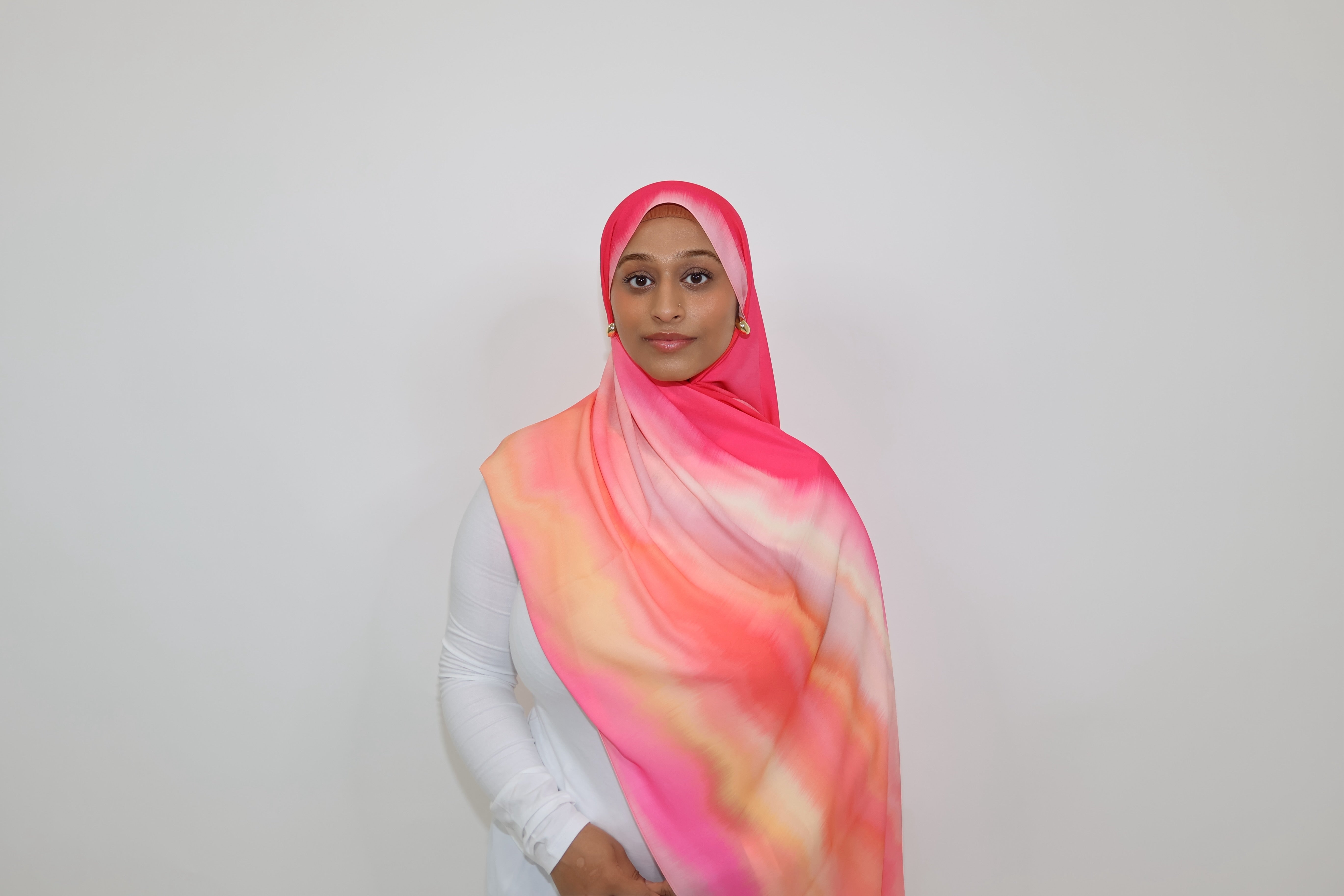 Essential Chiffon Print-Tropical Sunset