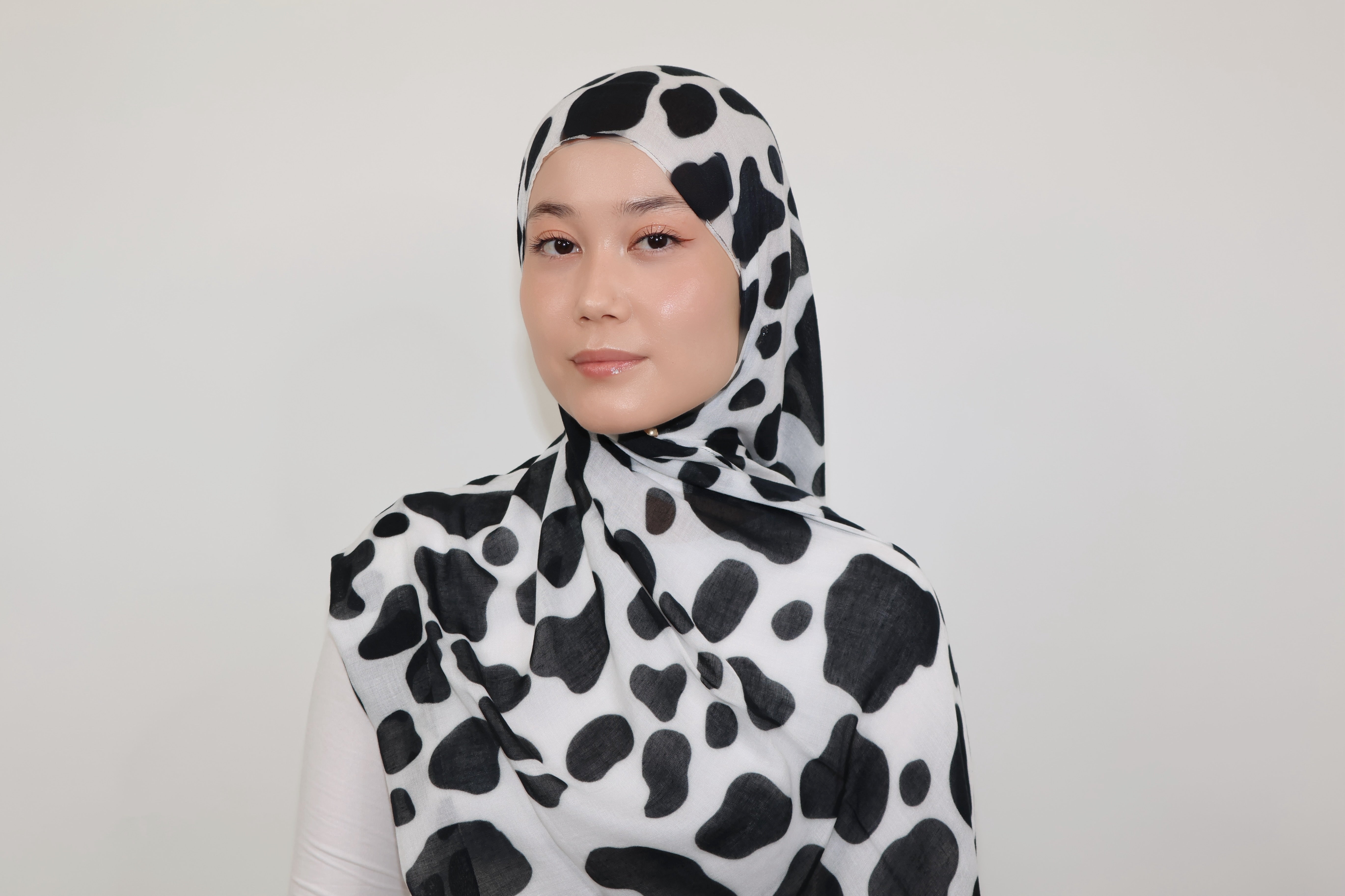 Print Modal Hijab-Panther