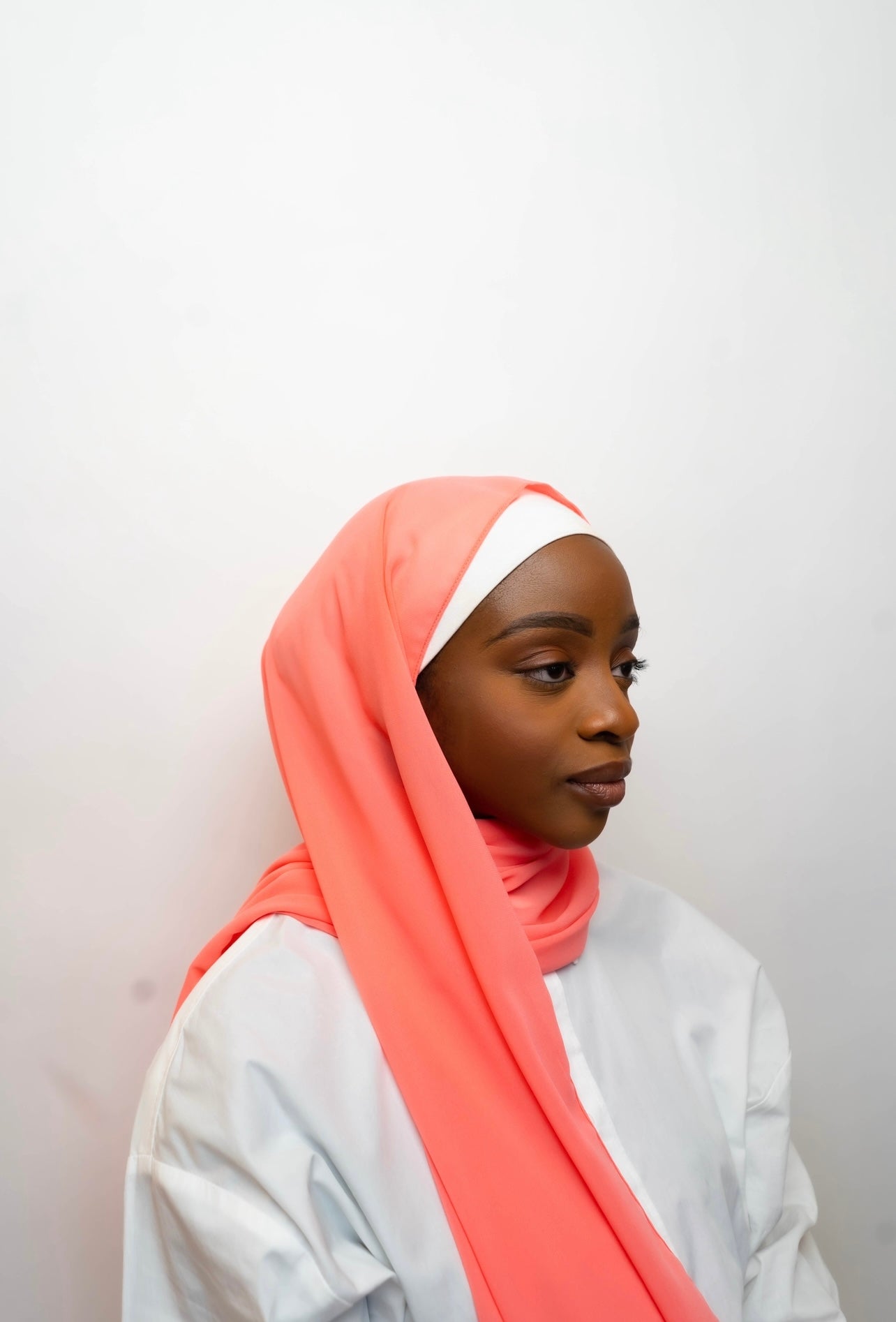 DAILY LUXE CHIFFON-CORAL - Le Luxe Collection 