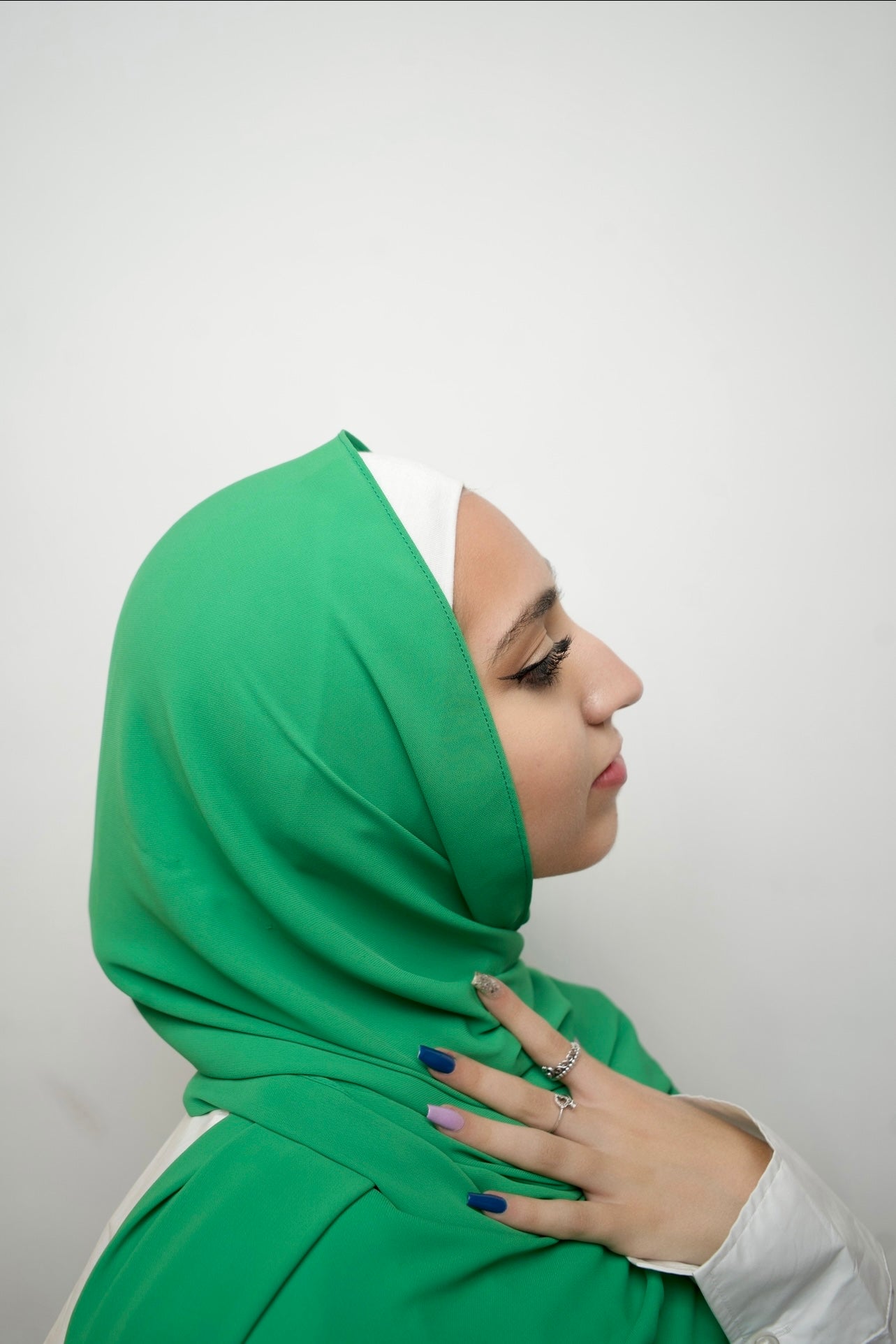 PREMIUM CHIFFON HIJAB - EMERALD